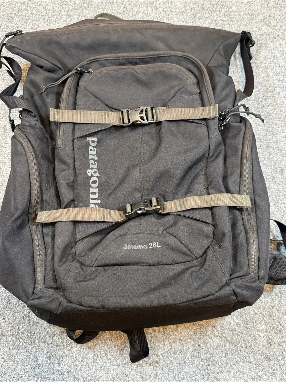 Patagonia Black Men's Backpack with Front Straps